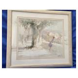 Impressionist Willem Heanreats Print , "The