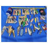 50 plus vintage spoon fishing lures