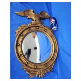 MCM molded composite bullseye style mirror.  23"