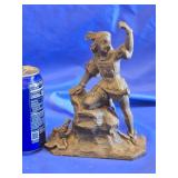 Cast Iron Statue Man with raised fist