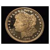 .999 Pure Silver 1 Troy oz. 1878 Copy Morgan