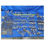 Oneidacraft Deluxe stainless steel flatware. 27