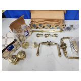 Baldwin Brass slide surface bolt lock, 2 sets of