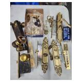 3 Baldwin brass Kensington handset trim and 3