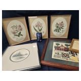 Artwork Lot- 5 Needlepoint and 1 signed