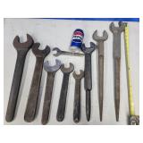 3 Williams HD spud wrenches,  6 Williams 1 sided