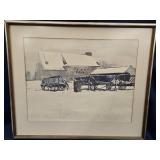 Andrew Wyeth " Rural Holiday "  Print measures