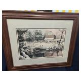 "Winter Solace " by Richard Bollinger,  signed &