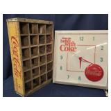 "Things Go Better with Coke" Clock Light has