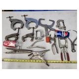 4 Kant-Twist cantilever clamps, welding clamp,