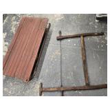 Cride Sled and  Antique buck saw look at pictures