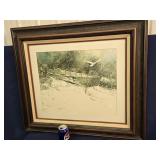 Carolyn Blish print , " The Last Harbor " Melrose