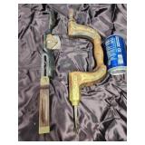 Wood with brass accents brace bit drill, St