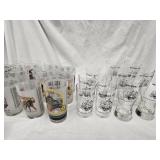 Beer  Glasses - 11 National Beer Glasses and 11