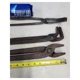 Antique Blacksmith / Tinsmith tools.   Look at