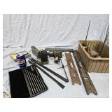 Tool Lot- pneumatic hammer drill , 2 corrugated