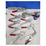 DE-STA-CO hold down clamps.  2 model 267 -U, 6