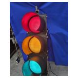 Vintage 3 light Traffic Signal  Light wired to