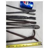 Blacksmith and tinsmith tools.  Look at the