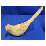 Fenton Custard Glass 7"  Bird of Happiness ,