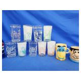 9 Fred Flintstones Hanna Barbera juice glass