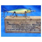 Pflueger "Neverfail" Wooden Minnow Size 3 5/8
