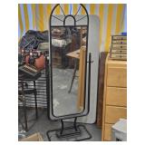 Metal frame Cheval  dressing mirror look at