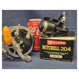 2 Fishing Reels - Garcia Mitchell #204 , Penn
