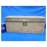 Pine Deed box. Repurposed to child's box.  1