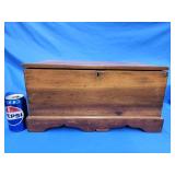 Doll's blanket chest.  18.75' L x 9.25' Hx 10' D.
