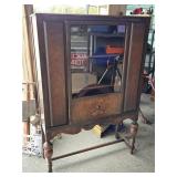 Walnut Deco China Cabinet look at pictures for