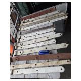 14 Cast Iron  Strap Hinges  look at pictures for