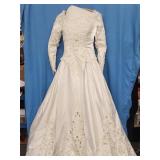 Morilee Beaded wedding gown with train. Size 10.