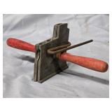 Antique Lead Soldier's Mold with spring clip and