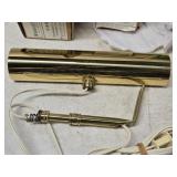 Lot -  3 House of Troy Brass Art Lights  uaed, 5