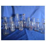14 Milk Bottles - Dairies Varies - -  So. St.