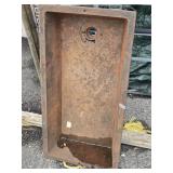 Cast Iron Sink measures 35'ï¿½18' 6'deep look at