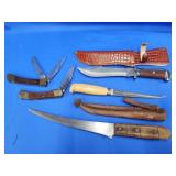 Martini Finland fish filet knife. 2 Pakistani
