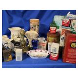 Lot - Spice tins ,  Assorted pottery / Ceramics