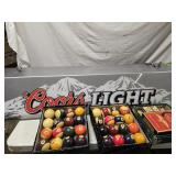 Billiards Lot - Coors Light Pool Table Hanging