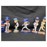 6 Bobble heads. 5 New York Dodgers and 1 Seattle
