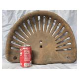 Tractor Seat , Antique Cast Iron Tractor Seat