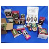 Set of 3 Bradford Exchange Christmas ornaments,