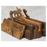 5 Antique. Olding Wood Planes look at pictures