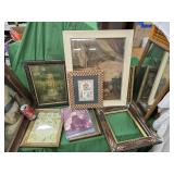 Victorian and Contemporary prints , 1 mirror , q