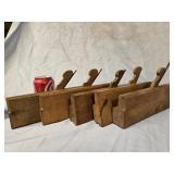 5 wood Molding Planes all stamped by various