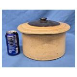 Stoneware Ctock with lid look at pictures for