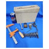 Ammo box. MAC sockets, locks, claps.   Look at