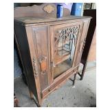Walnut Deco China Cabinet