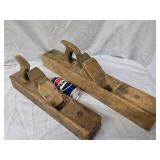 2 Antique Woodcarving Planes , 22' Jointer plane